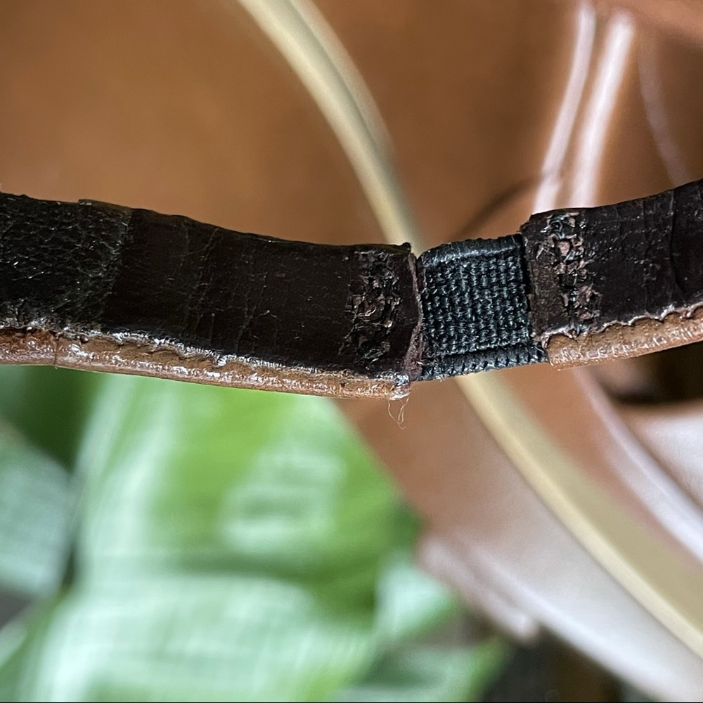 Prada
Brown Leather Slingback Wedge 
Sandals 
38.5 - Picture 7 of 16